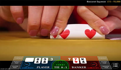Baccarat Squeeze Gameplay