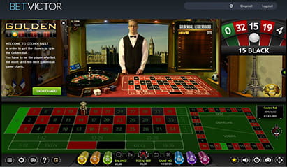 Golden Ball Roulette at BetVictor Casino