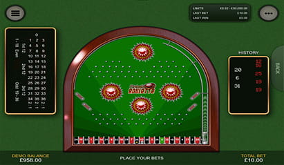 Pinball Roulette at Ladbrokes Casino