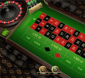 Roulette Betting Table